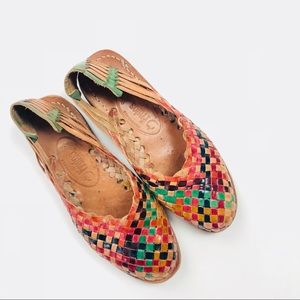 Multi-colored Huaraches— Made in Mexico